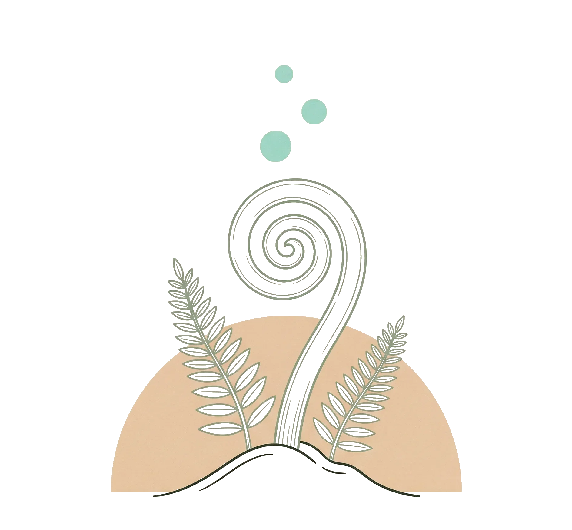 Symbole koru — vie nouvelle